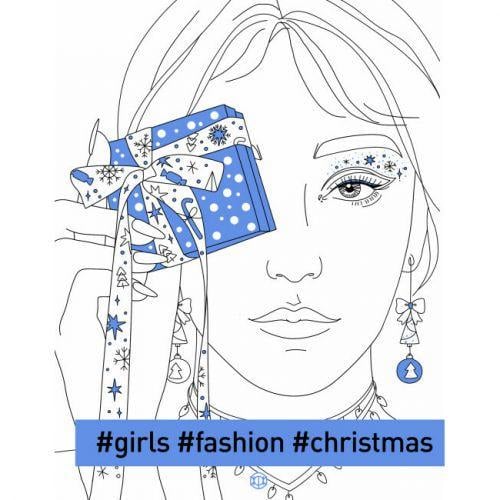 Раскраска girls/fashion/christmas (228944)