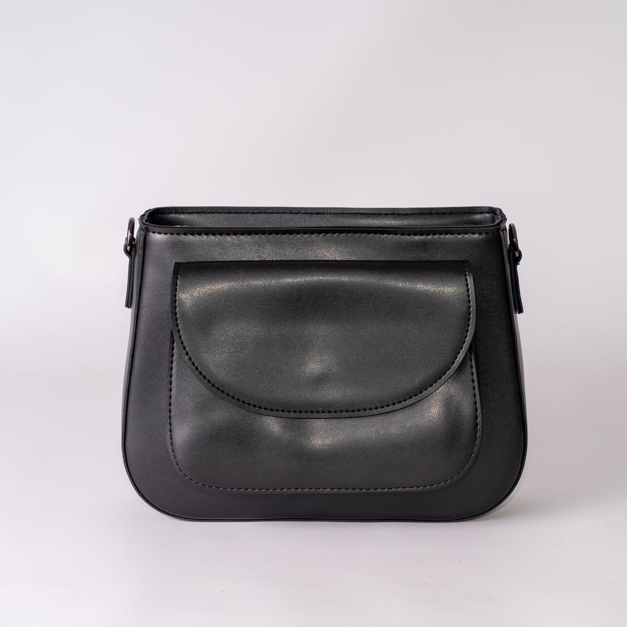 Сумка женская кросс-боди XENIA № 41-24 из эко-кожи Черный - фото 1 Сумка женская кросс-боди XENIA № 41-24 из эко-кожи Черный - фото 1