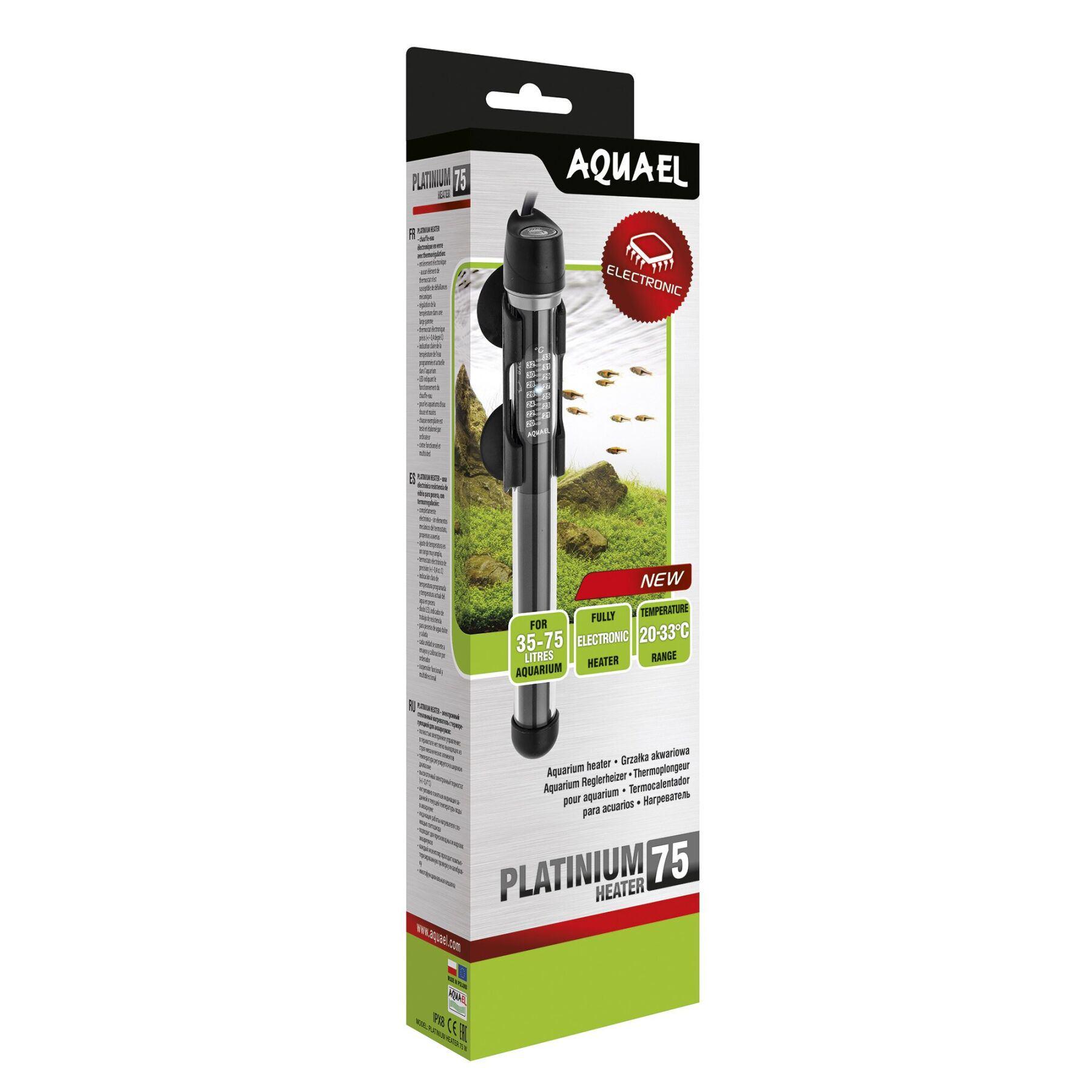 Обогреватель AquaEl Platinum с электронным термостатом 75 Вт (59055463144811/5905546314480)