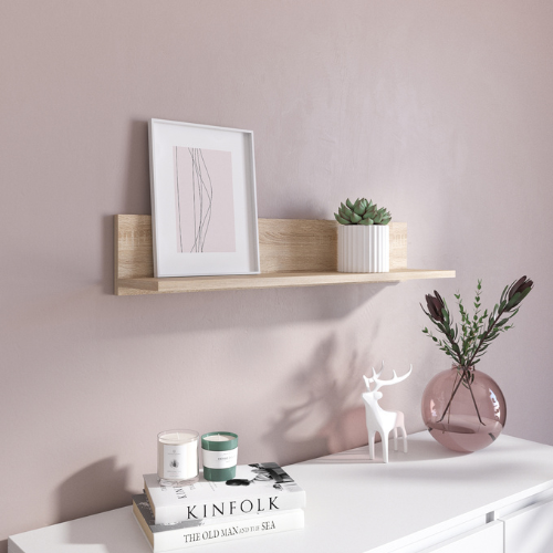 Полка подвесная для книг Дуб сонома (М-022)