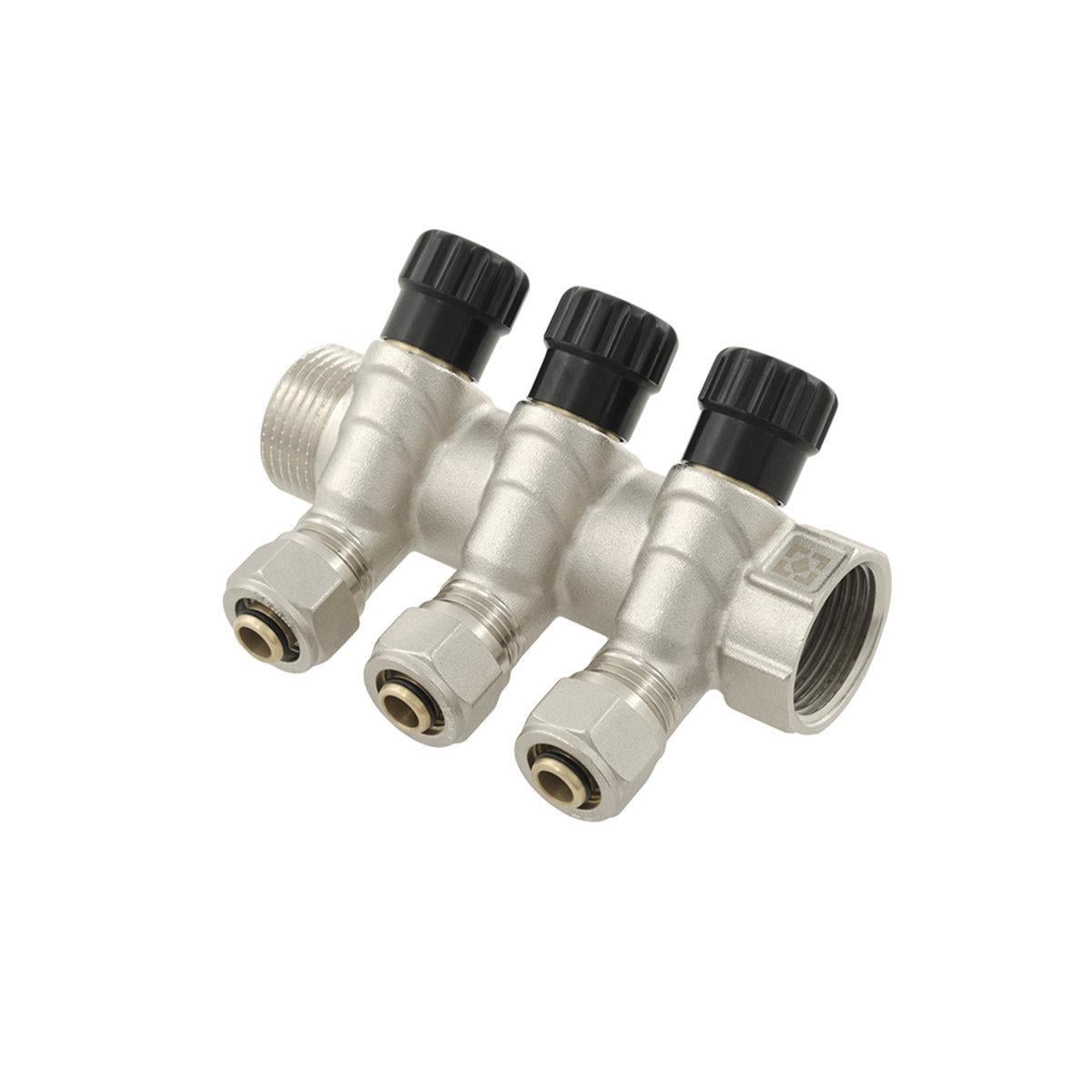 Коллектор Raftec KK02013 3/4"х1/2" на 3 выхода (SW-73814)