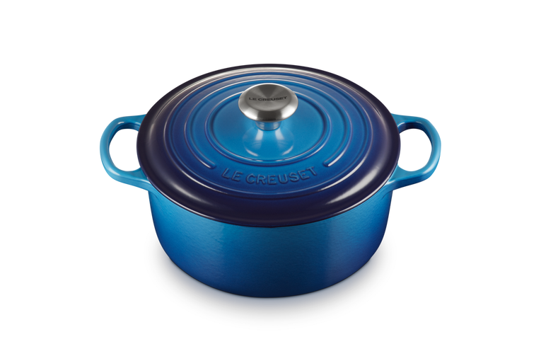 Каструля Le Creuset Signature з кришкою 4,2 л Синій (21177242202430) - фото 2