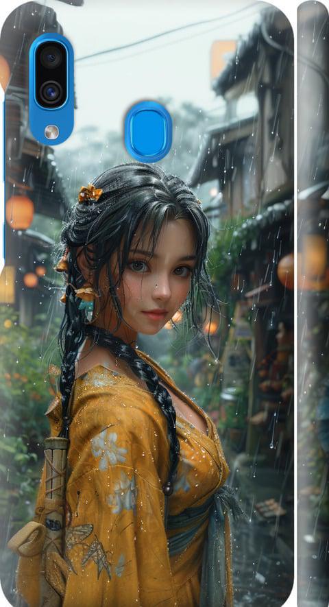Чехол на Samsung Galaxy A20 2019 A205F Anime-girl (6133m-1761-42517)