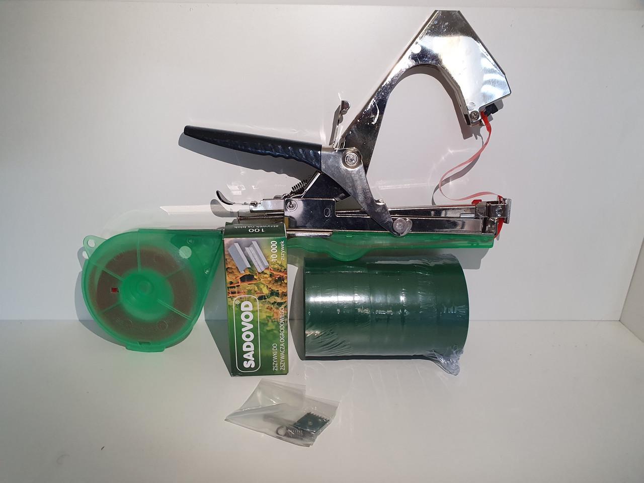 Степлер Tapetool для підв'язки винограду/овочів/малини стрічка 300 м/скоби 10000 шт. (1180382107) - фото 2 Степлер Tapetool для підв'язки винограду/овочів/малини стрічка 300 м/скоби 10000 шт. (1180382107) - фото 2