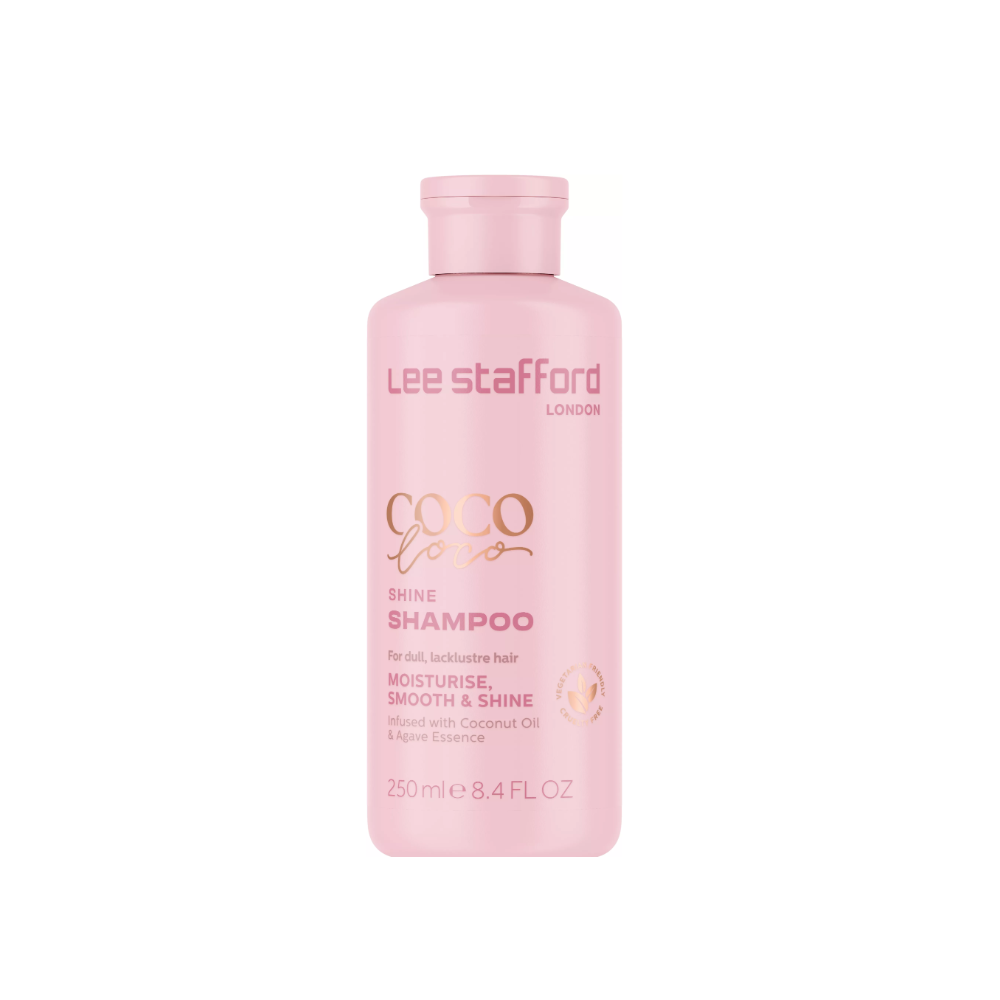 Шампунь для сяйва з кокосовою олією Lee Stafford Coco Loco Shine Shampoo 250 мл Шампунь для сяйва з кокосовою олією Lee Stafford Coco Loco Shine Shampoo 250 мл