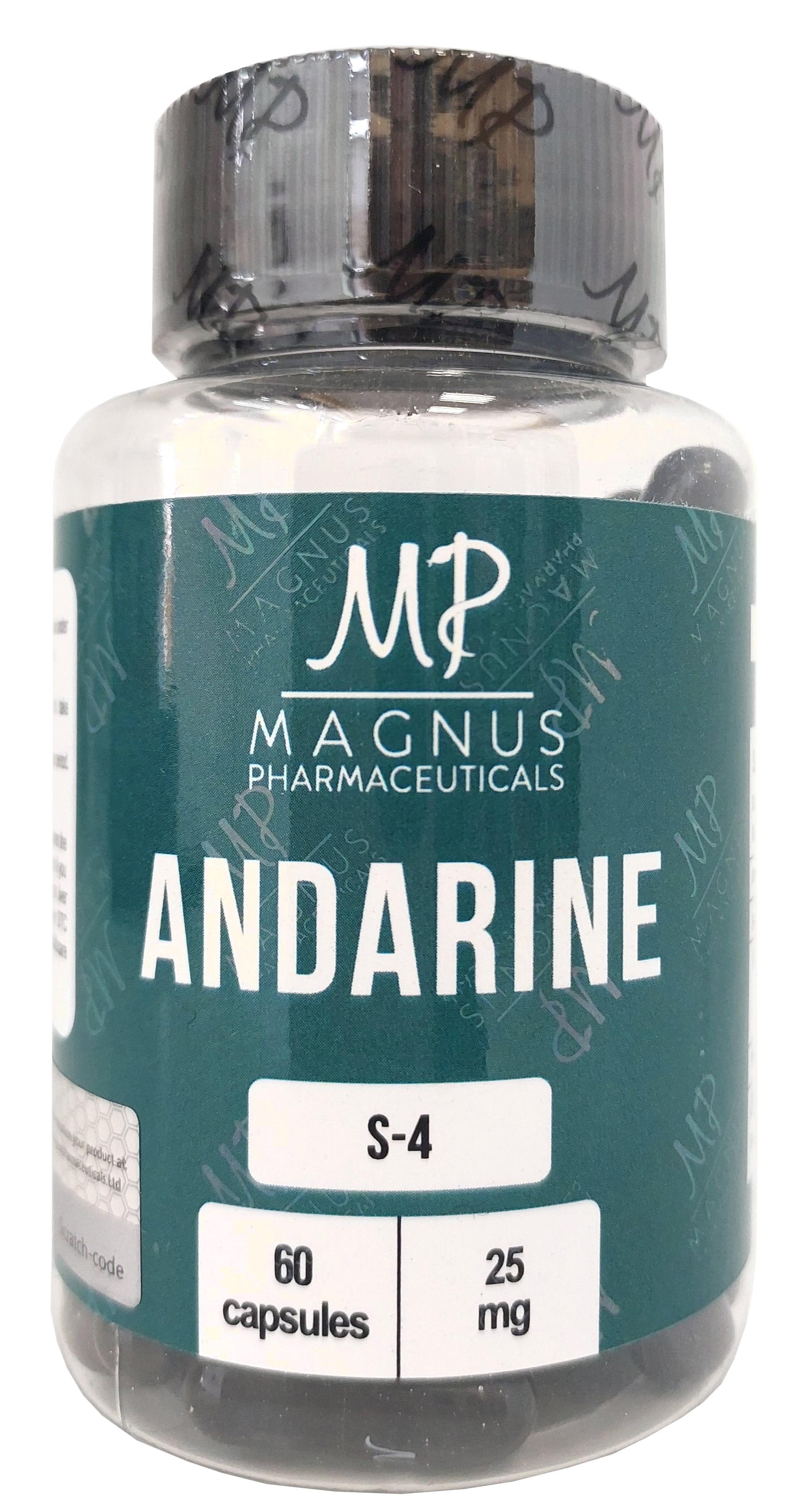 Андарин стимулятор синтеза белка Magnus САРМ SARMs Andarine S–4 25 мг 60 капсул (2672)