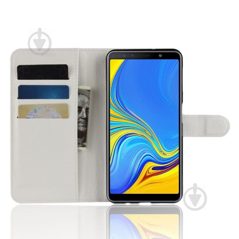 Чехол-книжка Litchie Wallet для Samsung A750 Galaxy A7 2018 Белый (arbc3586) - фото 3