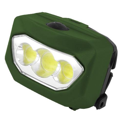 Фонарь налобный 933-3-COB Green