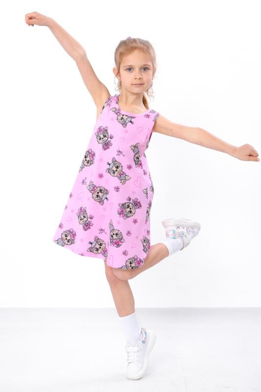 Сукня для дівчинки Носи Своє 122 см Рожевий (6205-002)
