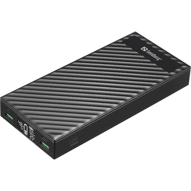 Повербанк Sandberg 2xUSB-C 2xUSB-A 100W 30000 мАч Черный (420-87)