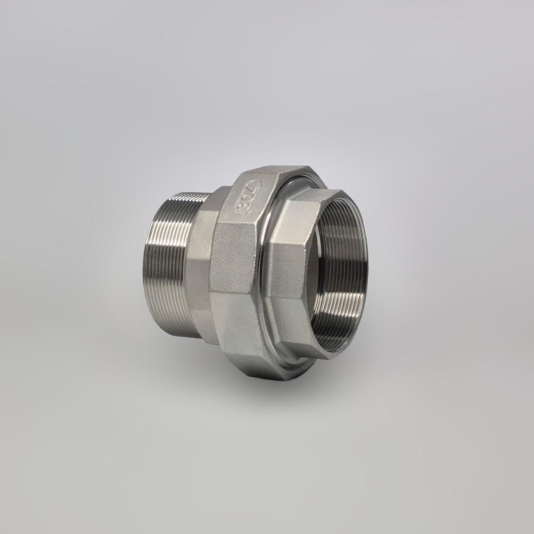 Американка внутренняя-наружная AISI304 DN100 н/ж сталь с прокладкой PTFE/Class 150/резьба BSP 4" (31766968)