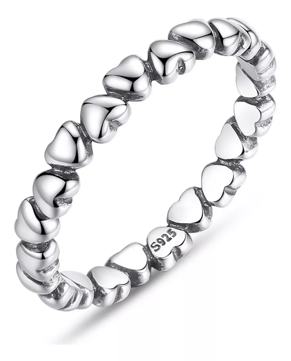 Срібна каблучка Серця р. 17,5 (13958775)