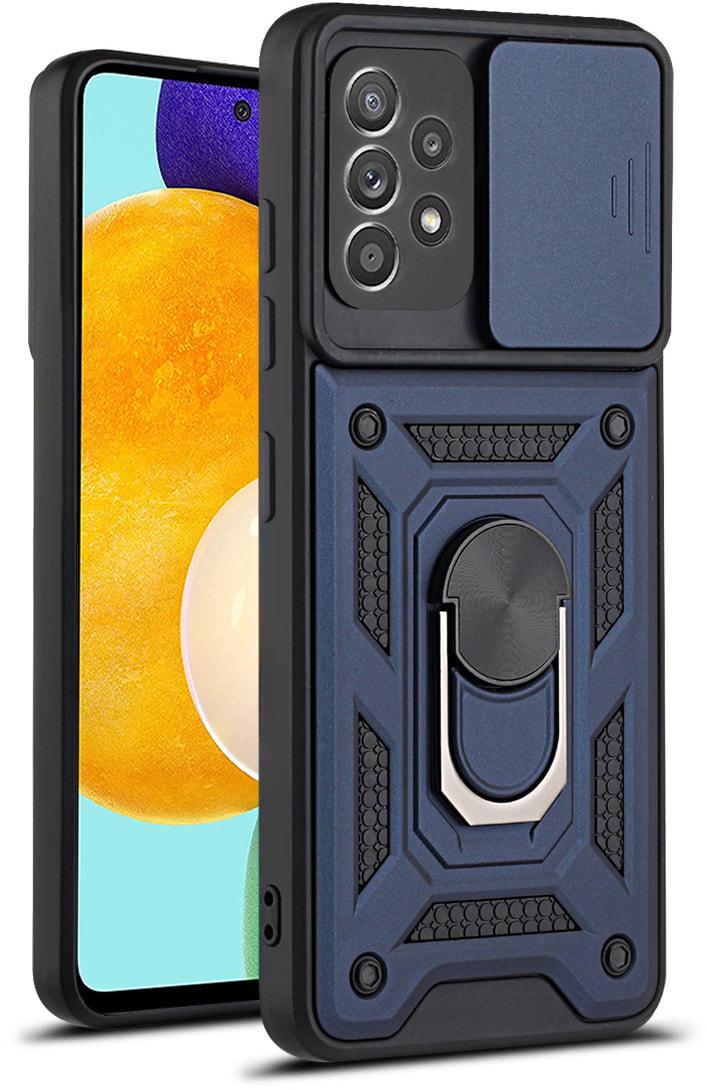 Чехол с защитой камеры 3DGuard Samsung Galaxy A52 A525 Blue (33869-28)