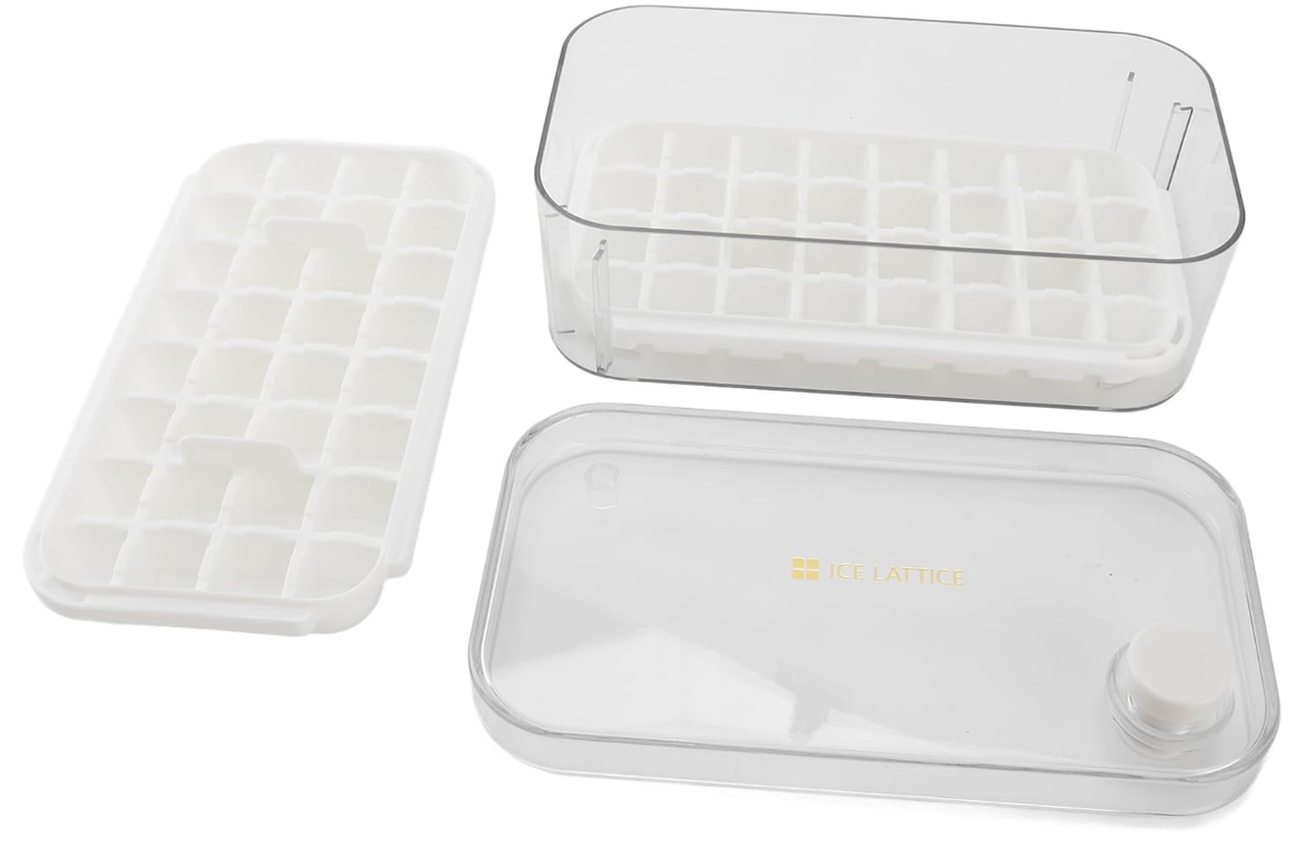 Форма для льоду на 64 кубики харчовий пластик Прозорий (2949061709)