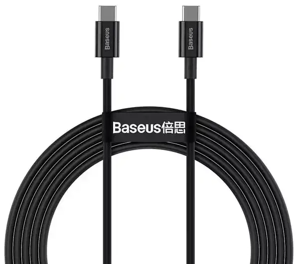 Кабель BASEUS Superior Series Fast Charging Cable Type-C to Type-C CATYS-B01 100W 1 м Black