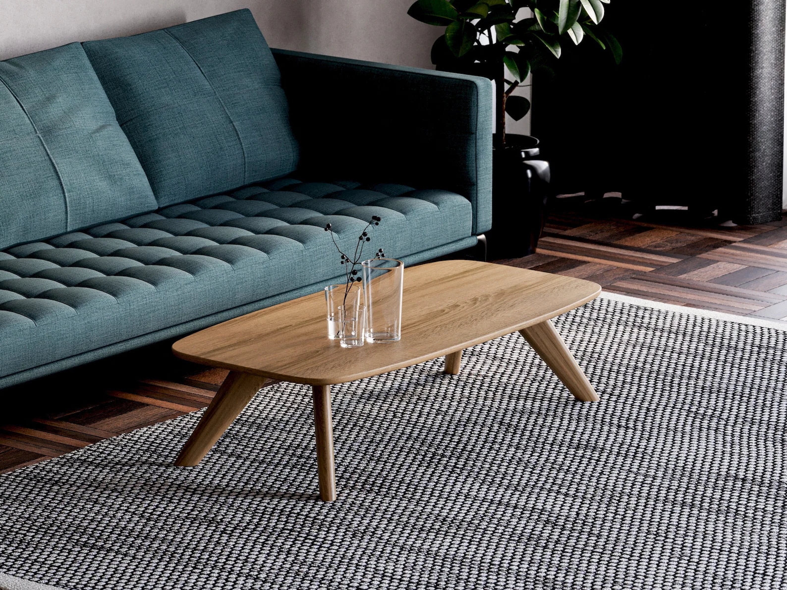 Журнальный столик Artemis из массива дуба (28080048)