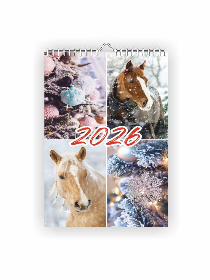 Календарь настенный Vivay Год лошади А3 на 2026 год (31064191) Календарь настенный Vivay Год лошади А3 на 2026 год (31064191)