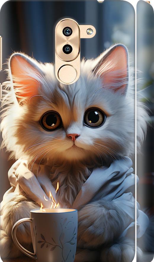 Чехол на Huawei GR5 2017 White cat (5646m-473-42517)