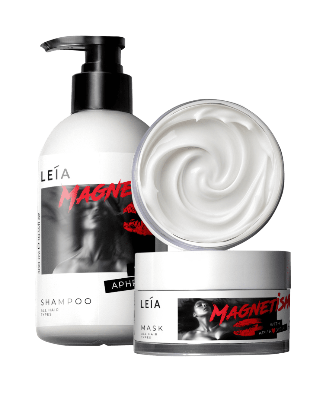 Набір догляду за волоссям Leia SET 2 шампунь Magnetisme 300 мл/маска Magnetisme 200 мл