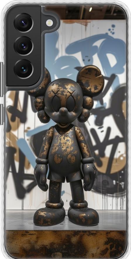 Чехол на Samsung Galaxy S22 Plus Bronze kaws v2 (6098pc-2495-42517)
