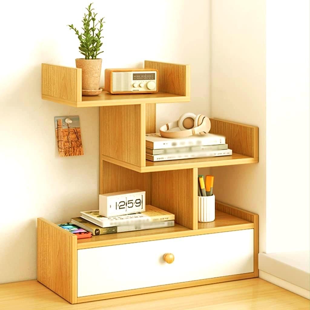 Полка книжная настольная из дерева Витель Карри (КПА-029603)