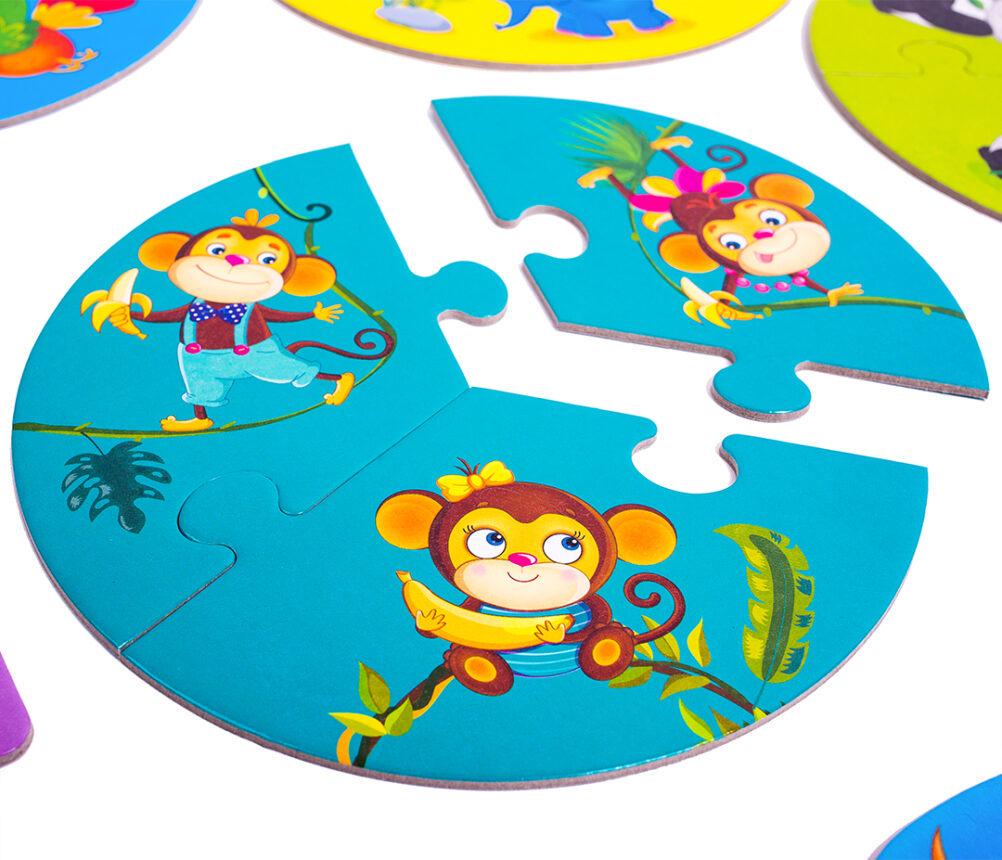 Настільна гра Vladi Toys Зоосвіт 3в1 Різнокольоровий (SR-113-N-173) - фото 5