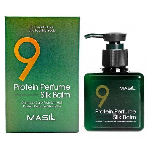 Незмивний парфюмований бальзам для волосся 9 Protein Perfume Silk Balm Masil 180 мл (8809744060033) - фото 2