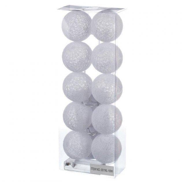 Гирлянда на батарейках Кружева ww 10 LED 2 м 6 см (47629)