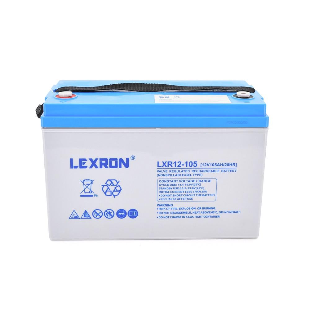 Аккумуляторная батарея Lexron LXR12-105 12V 105AH DEEP CYCLE 330x171x219 мм 30 кг