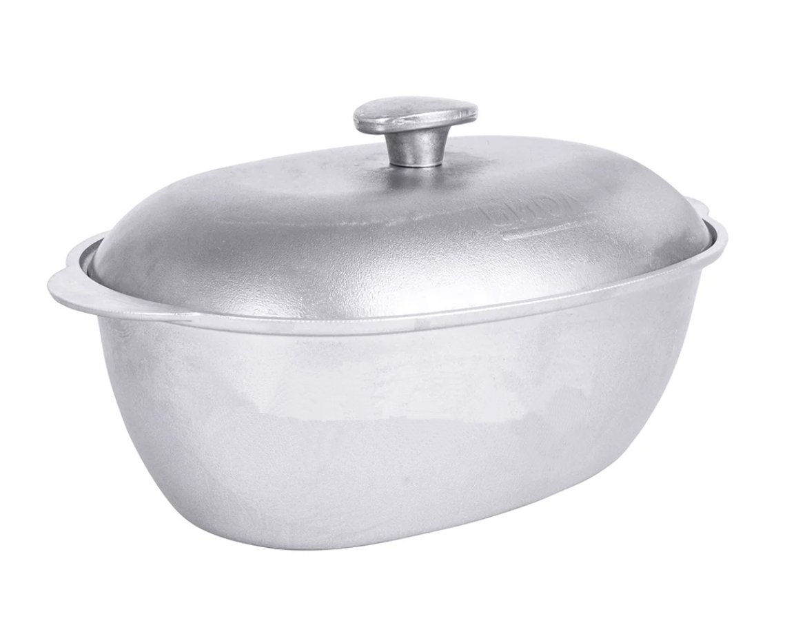 Гусятница алюмінієва Біол з кришкою 8 л