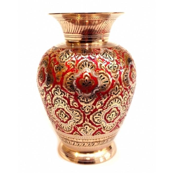 Ваза латунна Квіти Червоний (9370178-2) Ваза латунна Квіти Червоний (9370178-2)