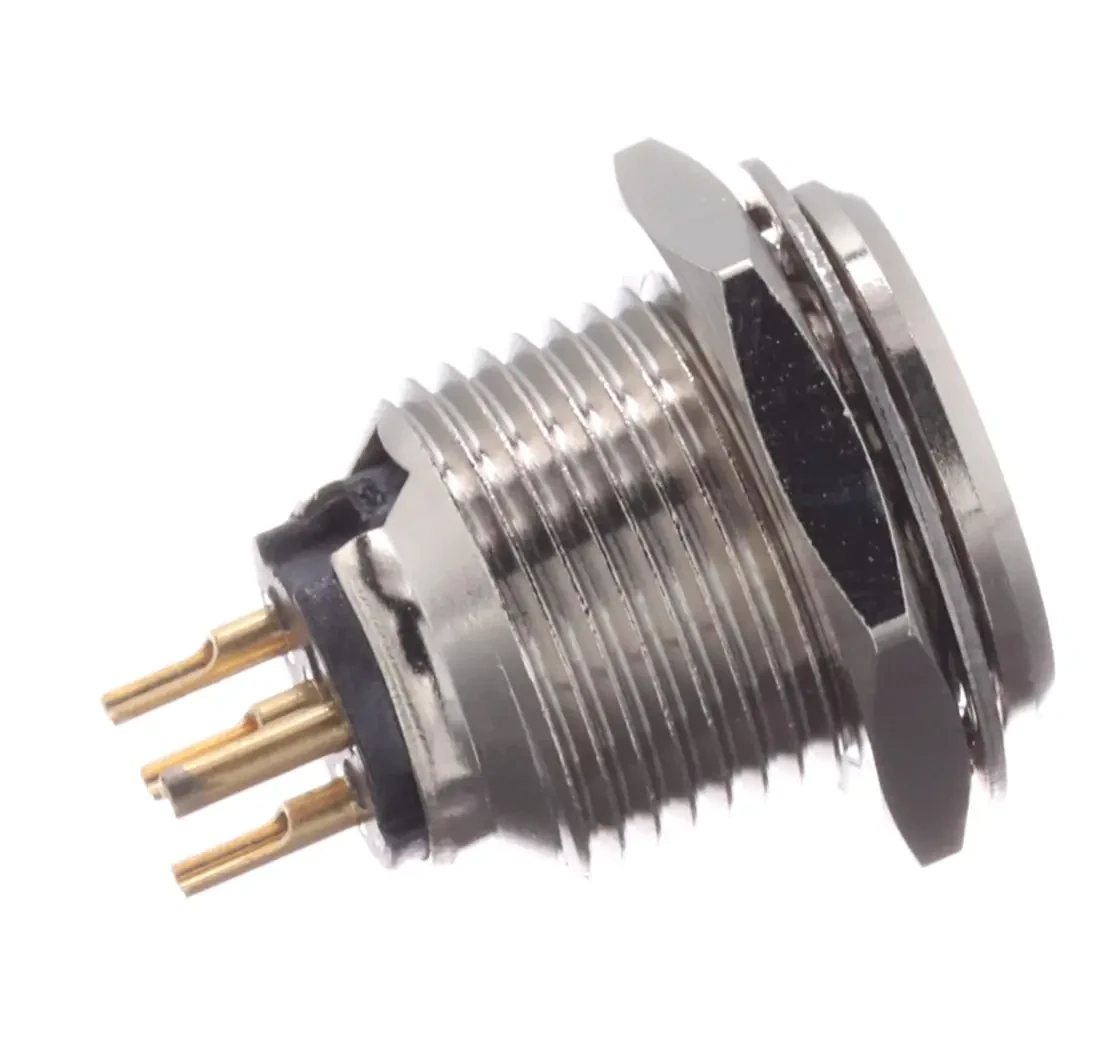 Панельний роз'єм Moco SA108-4P mini XLR штекер 4 контактів 1 шт. (000049386) - фото 8