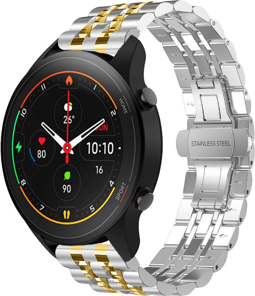 Браслет металлический Spinye Line для Xiaomi Mi Watch (22 мм) Silver Gold (28985-67)
