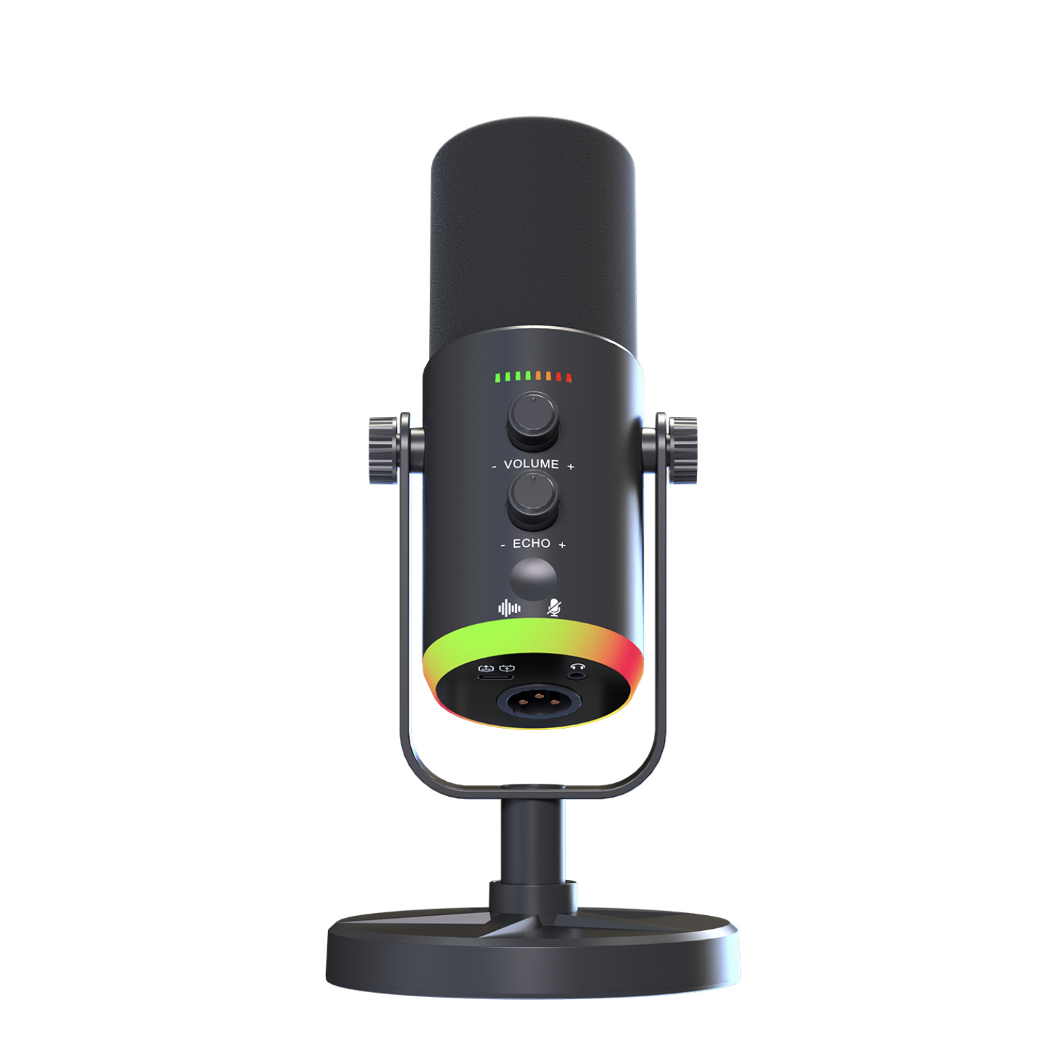Мікрофон динамічний YU7 USB-C/XLR з RGB-підсвіткою (35421195) Мікрофон динамічний YU7 USB-C/XLR з RGB-підсвіткою (35421195)
