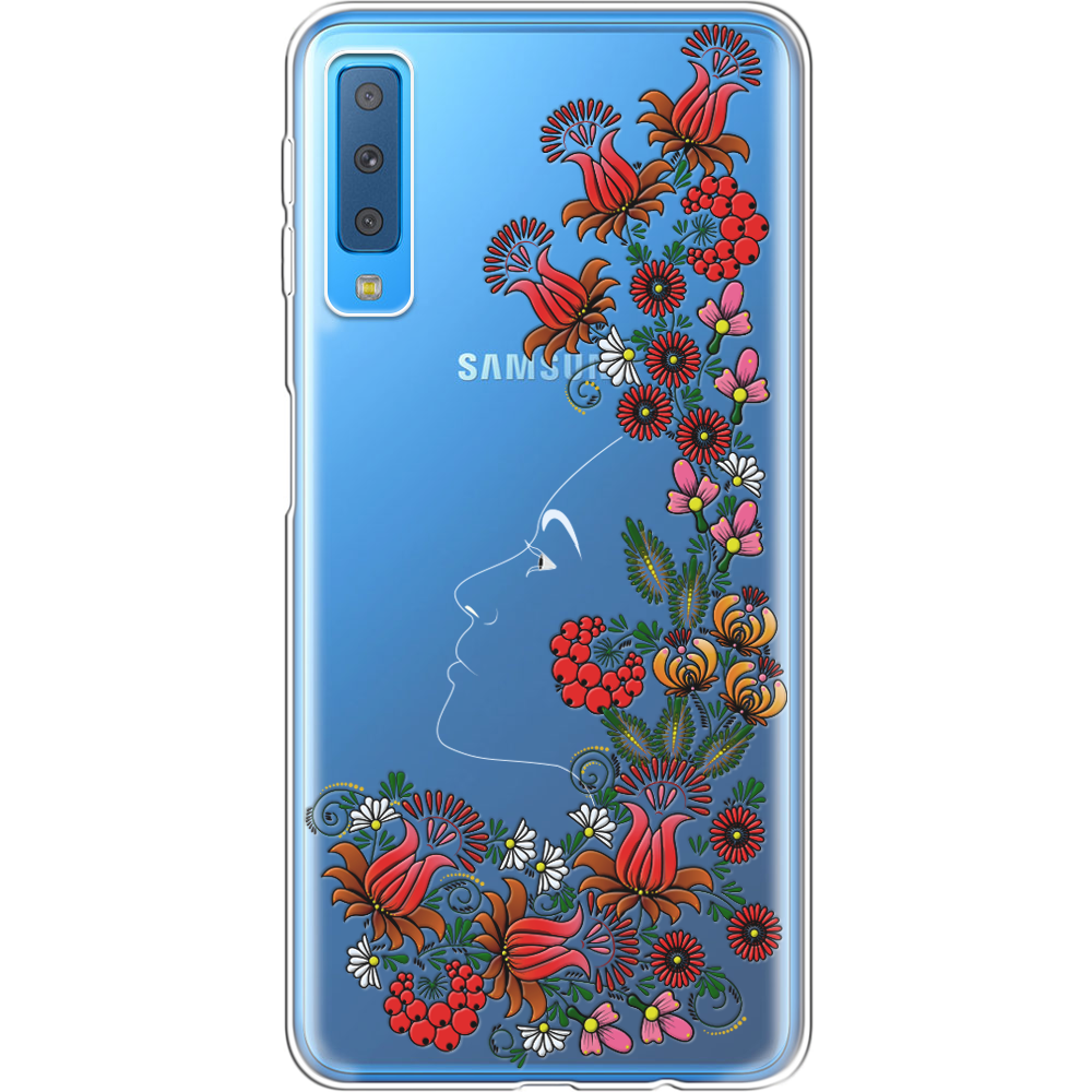 Чехол Boxface Samsung A750 Galaxy A7 2018 3D Ukrainian Muse Прозрачный силикон (35481-bk64-35481)