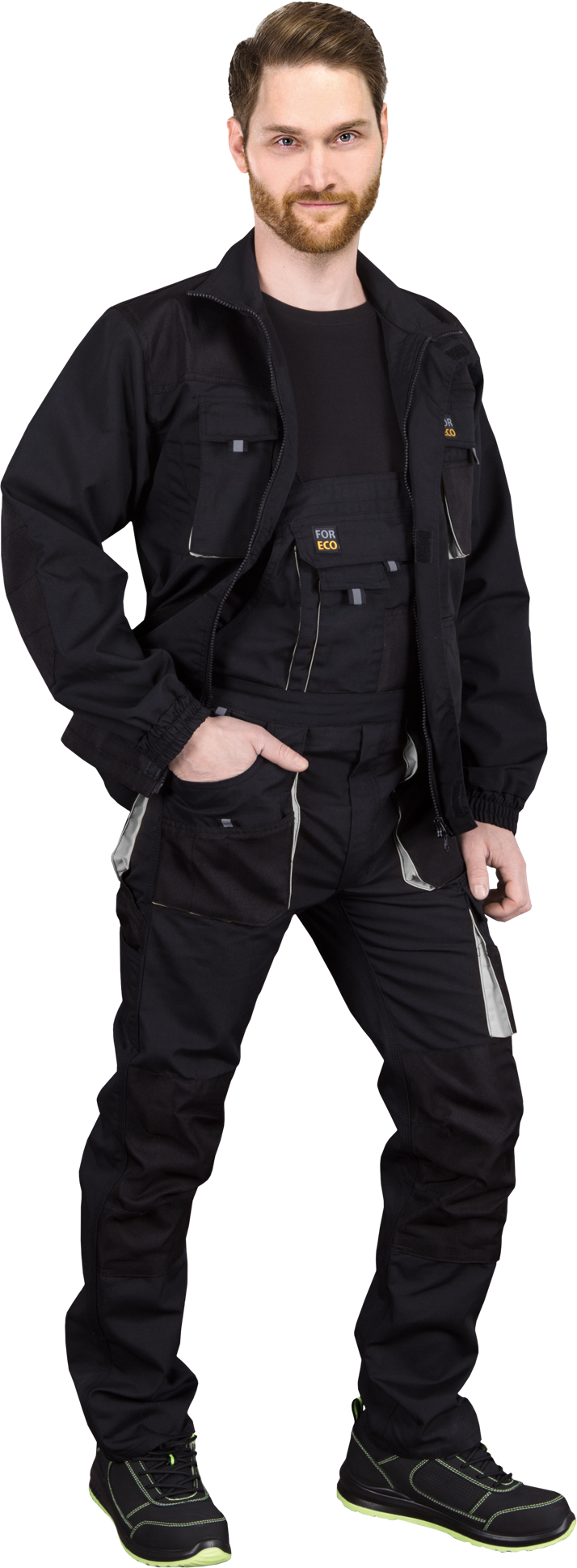 Полукомбинезон рабочий Reis FORECO SBJS р. 50 L (582-1567)