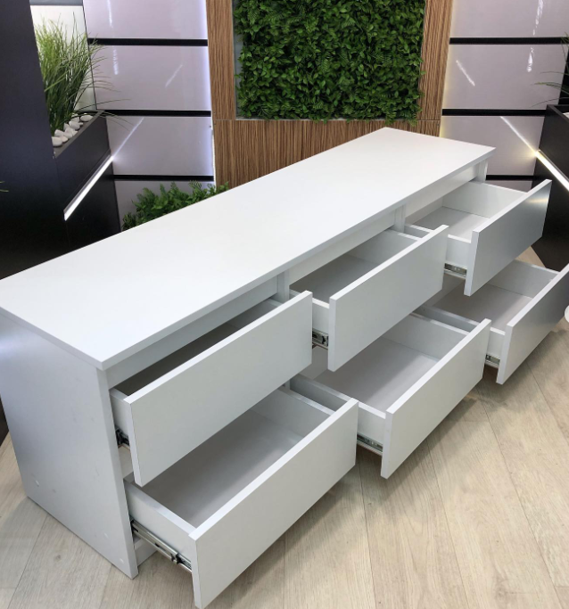 Подставка под ТВ с полками и ящиками для хранения 1400х500х370 мм (414414) - фото 2