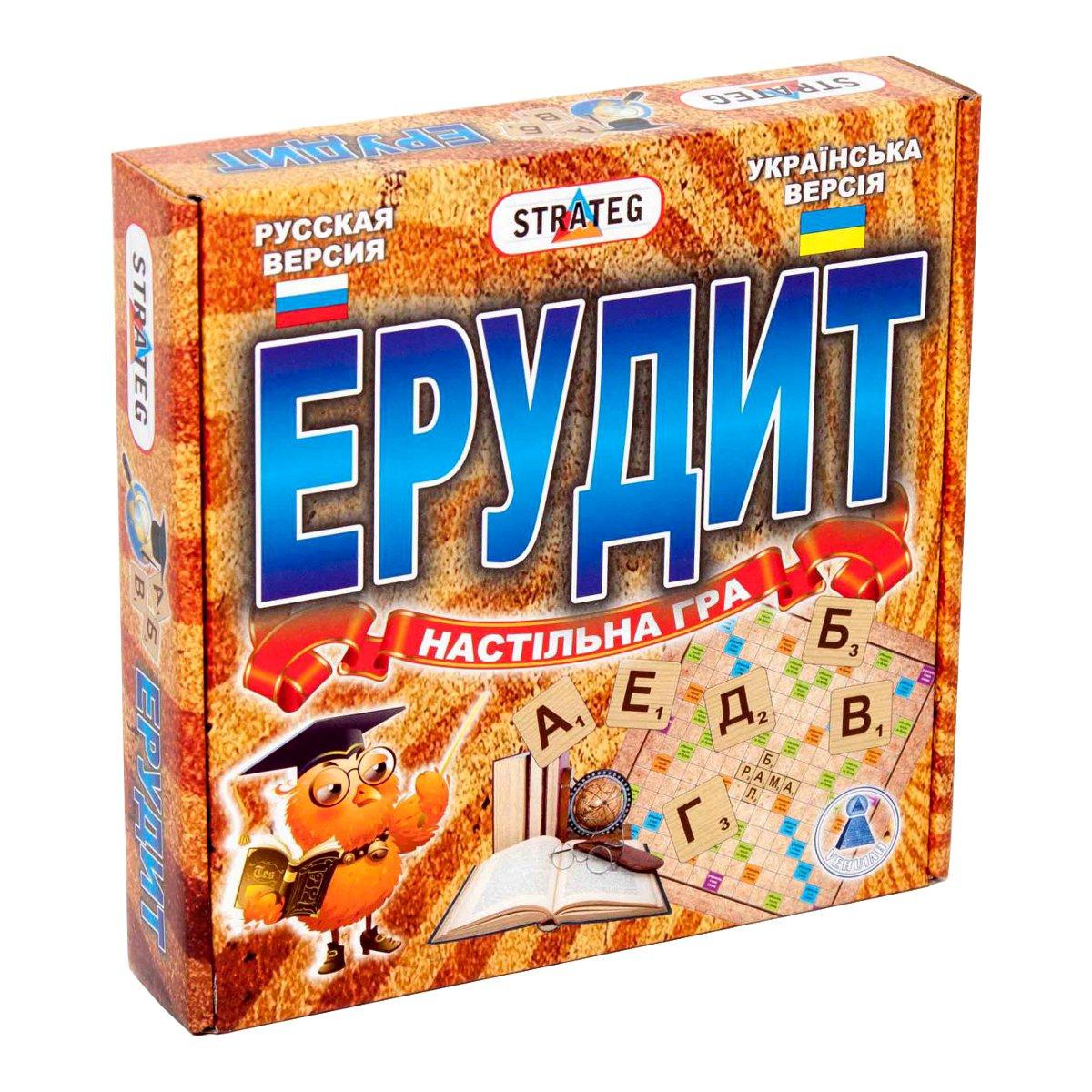 Настольная игра Strateg Эрудит укр. (870)