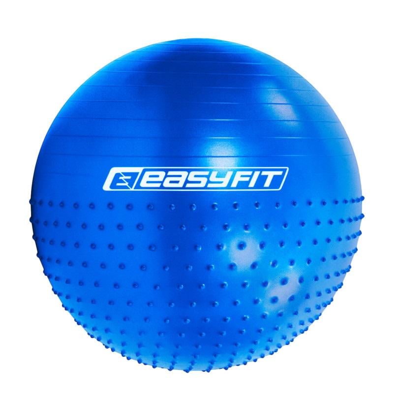 Фітбол напівмасажний EasyFit Hybrid 75 см Синій (EF-3012-BL)