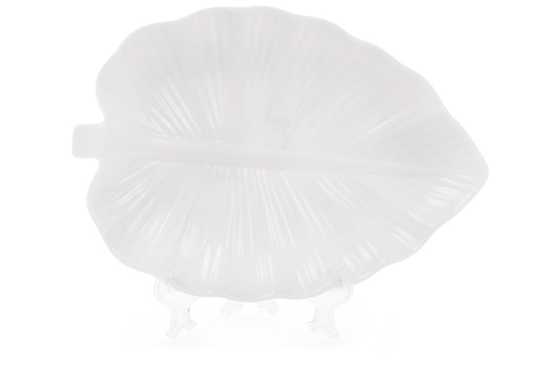 Блюдо фарфоровое сервировочное BonaDi Лист 3 шт. (988-110)