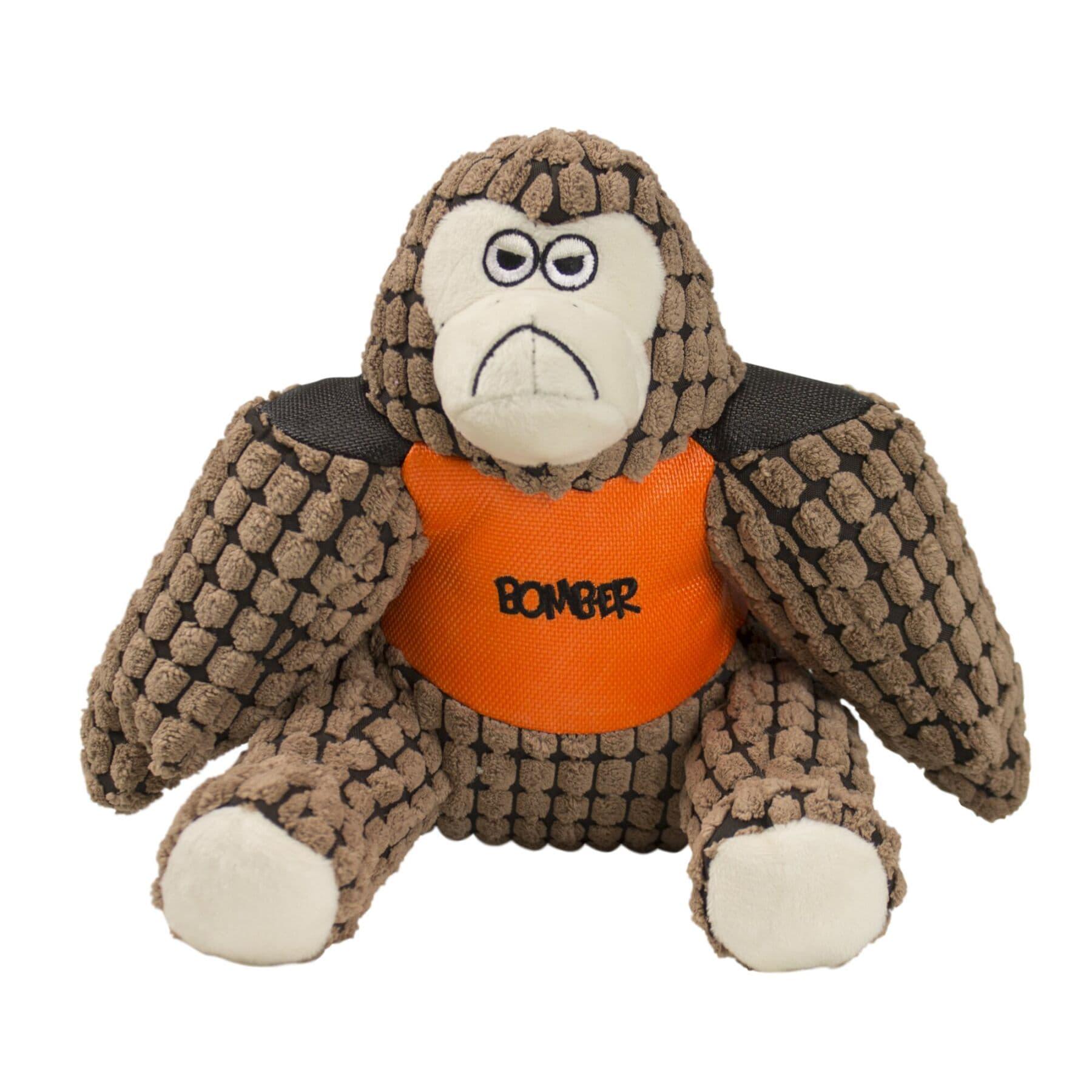 Игрушка для собак Bomber горилла с пищалкой Goliath L (26516)