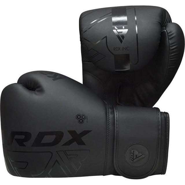 Рукавиці боксерські RDX F6 Kara Matte 16 унцій капа в комплекті Black - фото 4