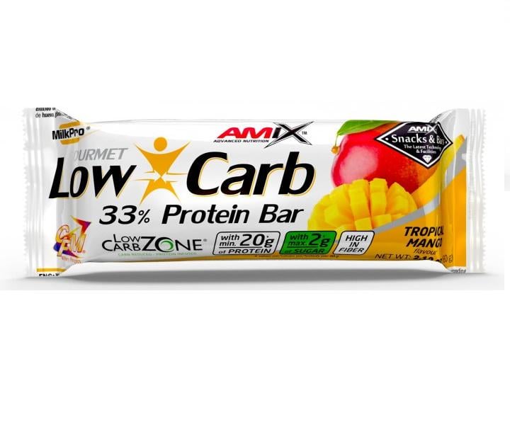 Протеиновый батончик Amix Nutrition Low-Carb 33% Protein Bar 60 г Tropical Mango