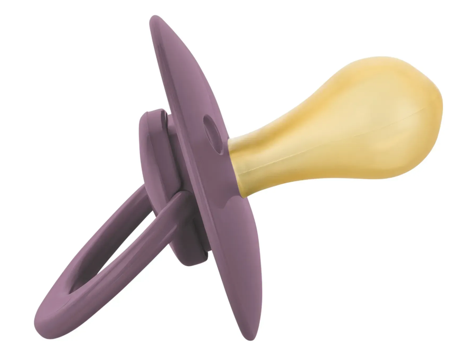 Пустышка круглая Baby Nova латексная 0-24 месяцев 2 шт. Розово-сиреневый (143924) - фото 5 Пустышка круглая Baby Nova латексная 0-24 месяцев 2 шт. Розово-сиреневый (143924) - фото 5