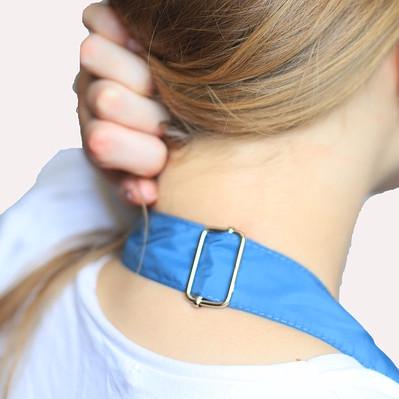 Фартух косметолога Sofi May з кишенею Блакитний - фото 2 Фартух косметолога Sofi May з кишенею Блакитний - фото 2