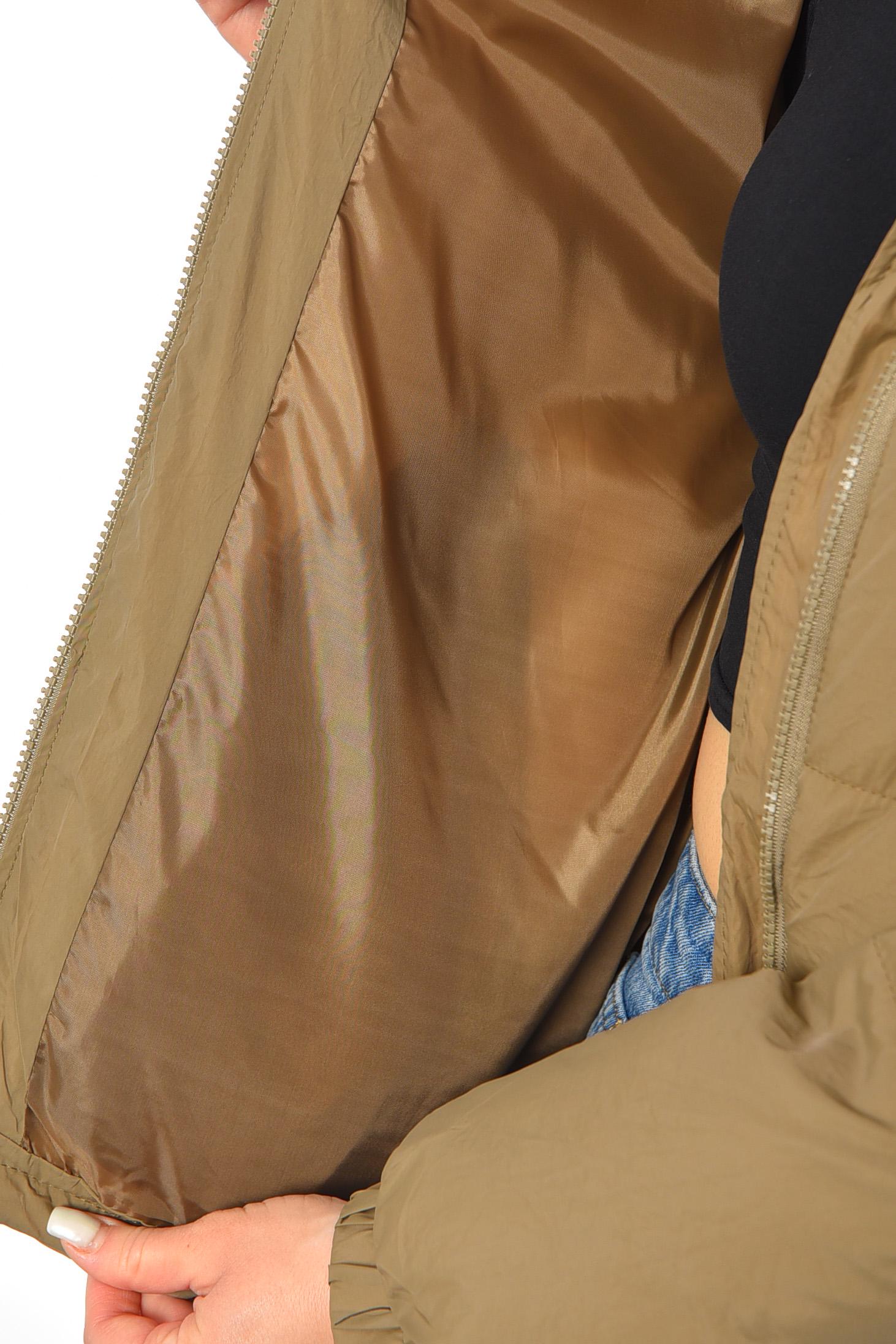 Куртка жіноча демісезонна M Коричневий (192466) - фото 4