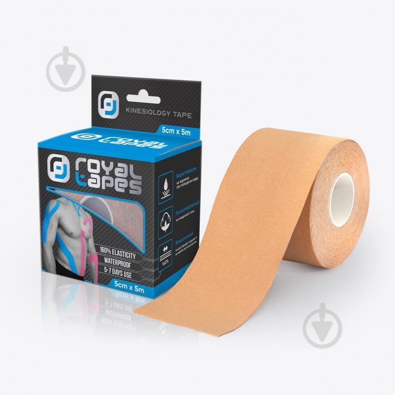 Кинезио тейп Royal Tapes body care - Бежевый (rt1) Кинезио тейп Royal Tapes body care - Бежевый (rt1)