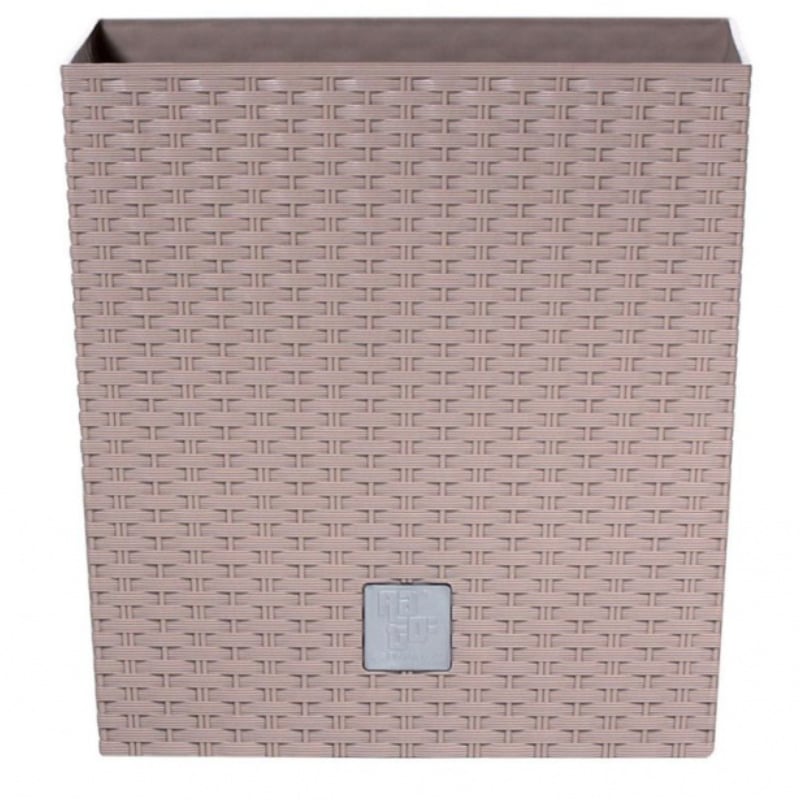 Горшок для цветов Prosperplast Rato с вставкой 2в1 Н-40,8 см Мокко (70896-7529)