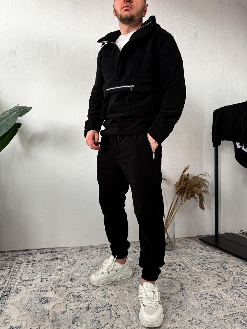 Прогулянковий костюм утеплений 5-907 XXL Чорний (45394)