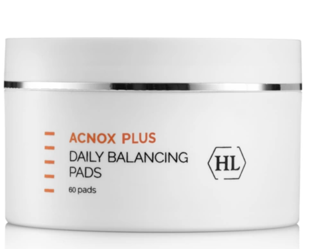 Диски для обличчя балансуючі Holy Land Acnox Plus Daily Balancing Pads 60 шт. (9118)